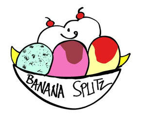 Banana Splitz made with Ice Cream